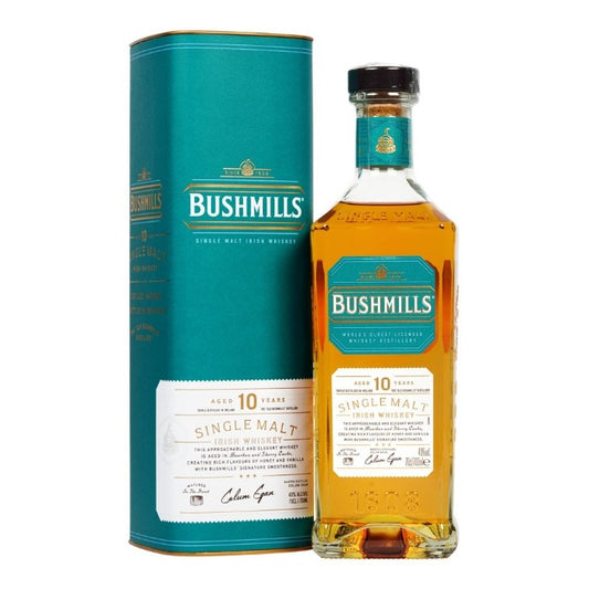 Bushmills 10 year old whiskey