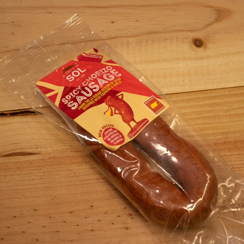 A Taste of Sol Spicy Chorizo Sausage