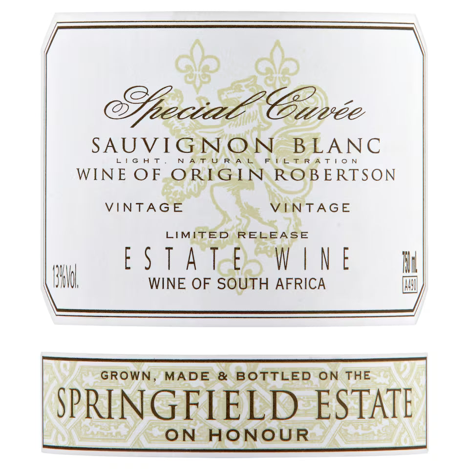 Springfield Estate Special Cuvee Sauvignon Blanc