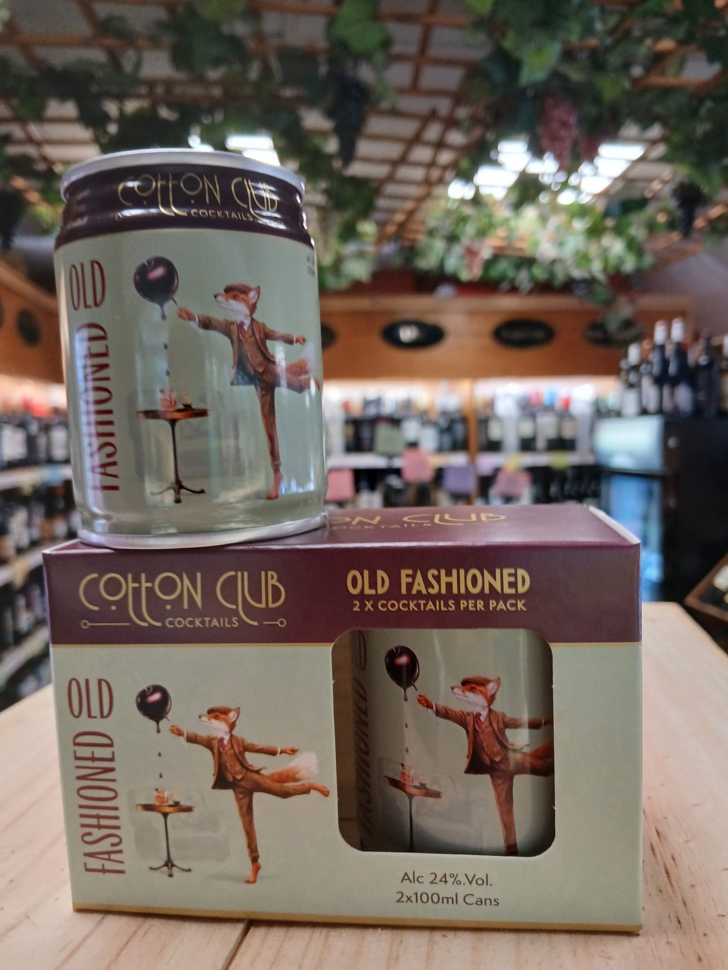 Cotton Club Old Fashioned Twin Pack 2 x 100ml Can