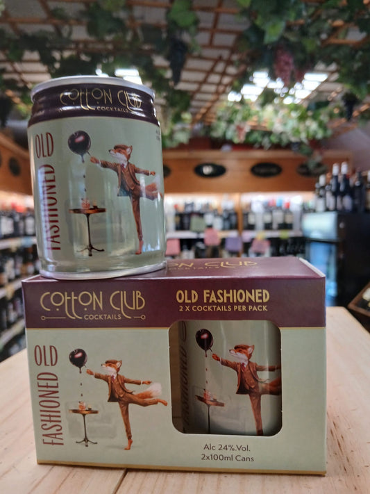 Cotton Club Old Fashioned Twin Pack 2 x 100ml Can